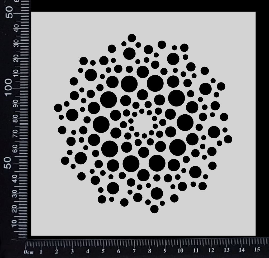 Sea Urchin - A - Stencil - 150mm x 150mm