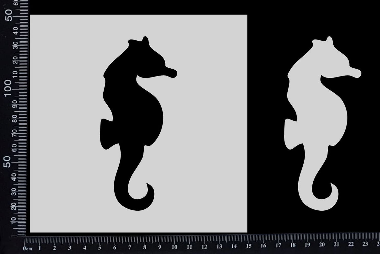 Seahorse - A - Stencil - 150mm x 150mm