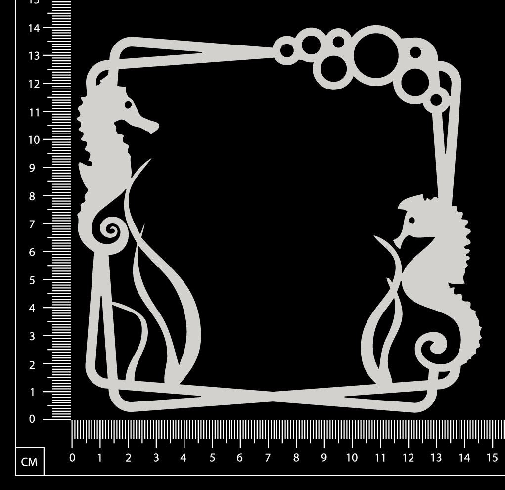 Seahorse Frame - White Chipboard