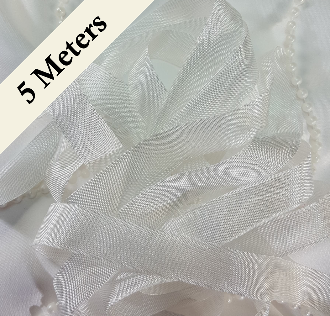 Seam Binding - ZB - White - 5 Meters