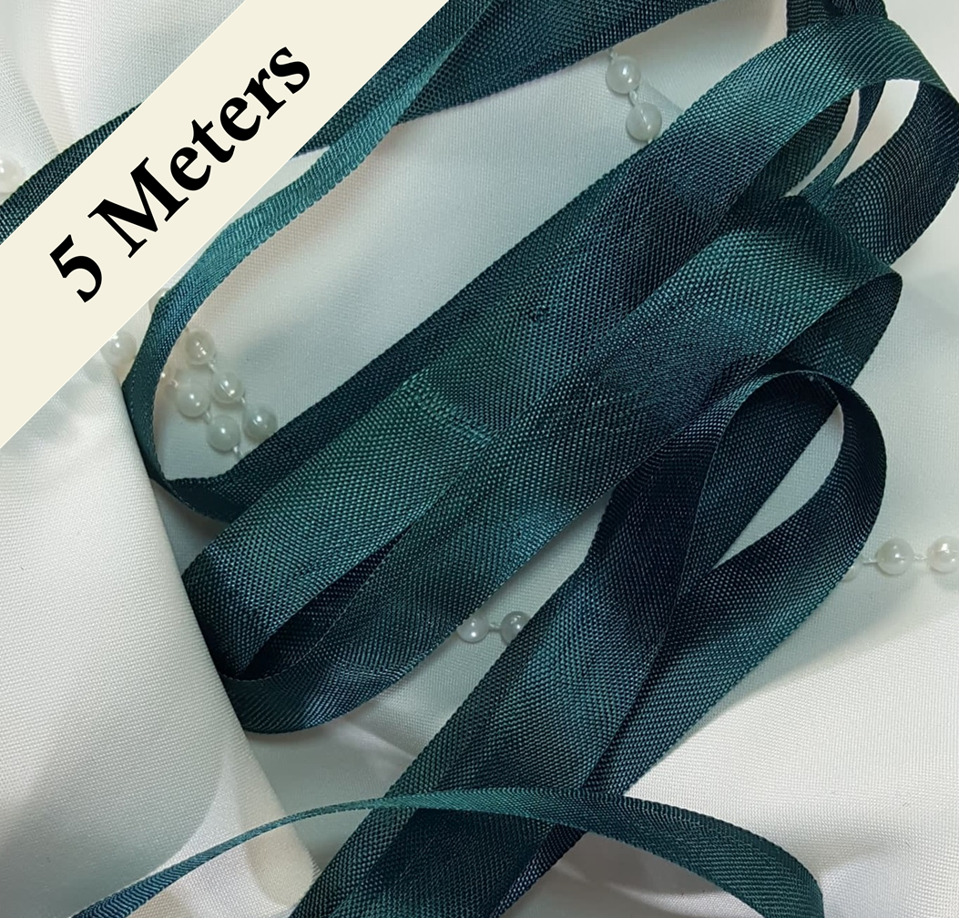 Seam Binding - ZG - Heather Teal - 5 meters