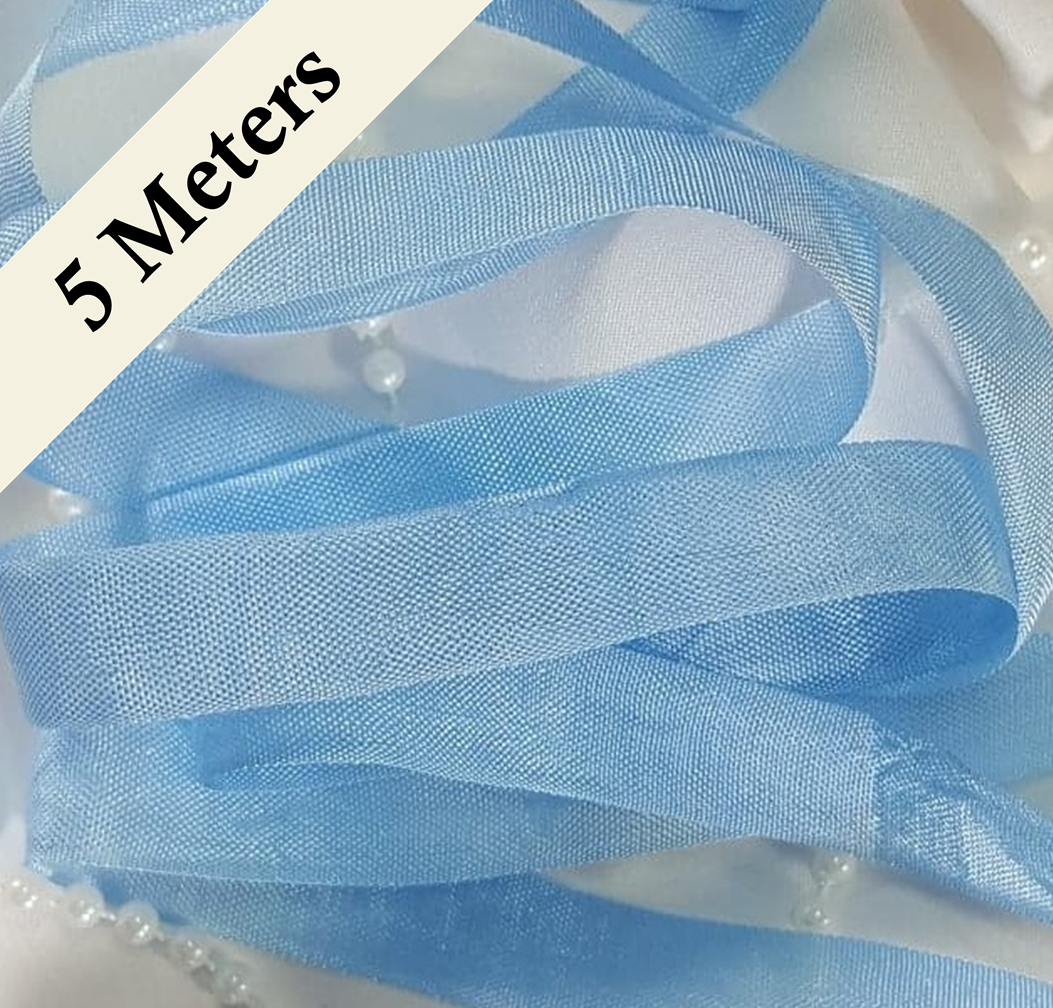 Seam Binding - TS - Tile Blue - 5 meters