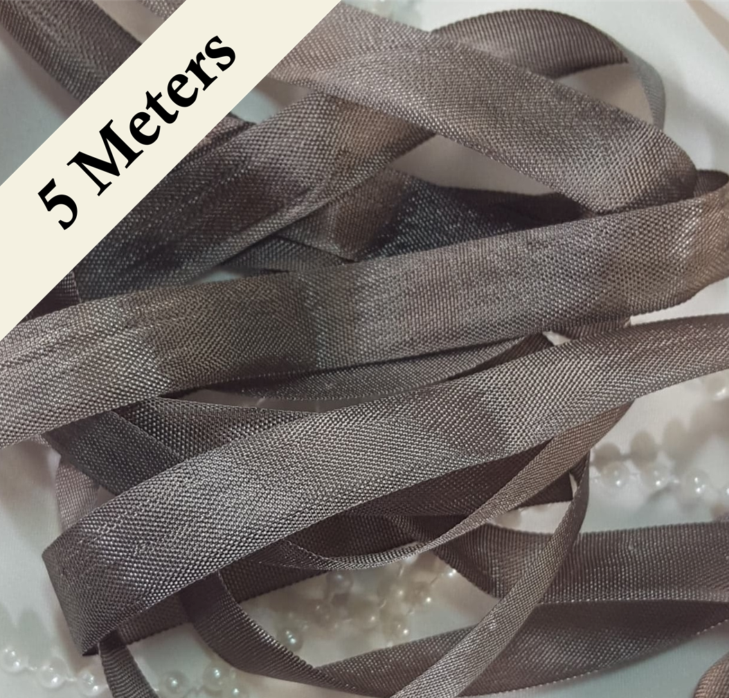 Seam Binding - UK - Mottle Brown - 5 meters