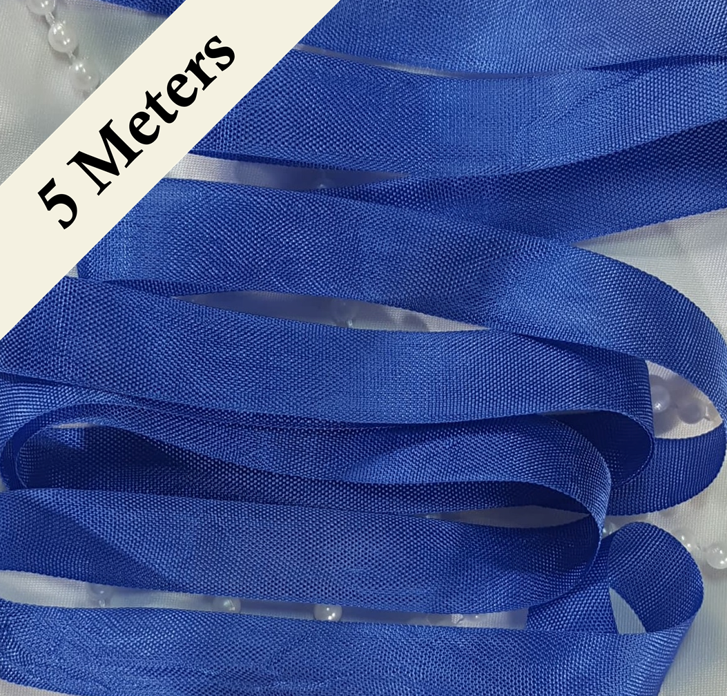 Seam Binding - AB - Losang Blue - 5 meters