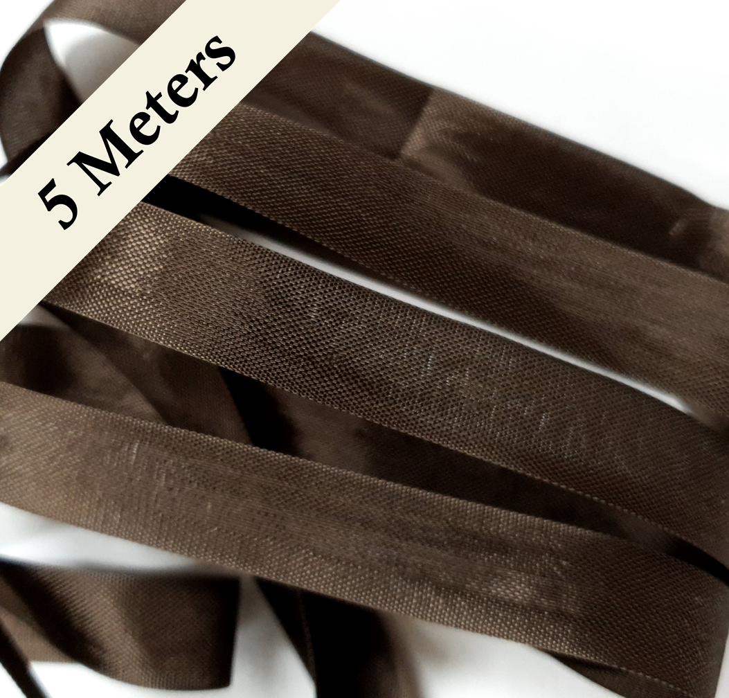 Seam Binding - YI - Walnut - 5 meters