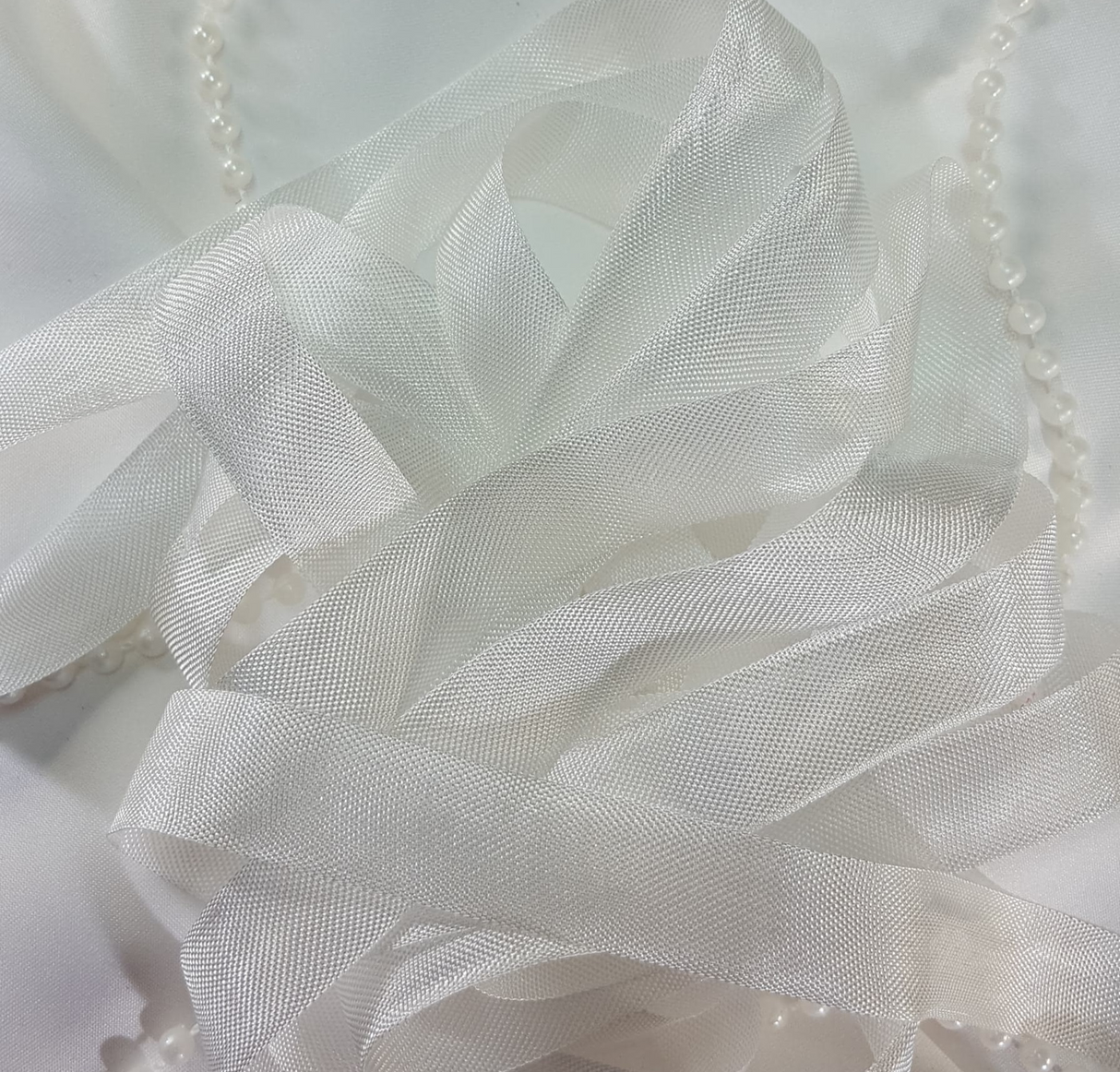 Seam Binding - ZB - White - 5 Meters