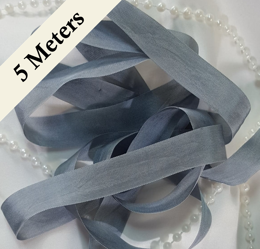 Seam Binding - SW - Medium Grey - 5 meters