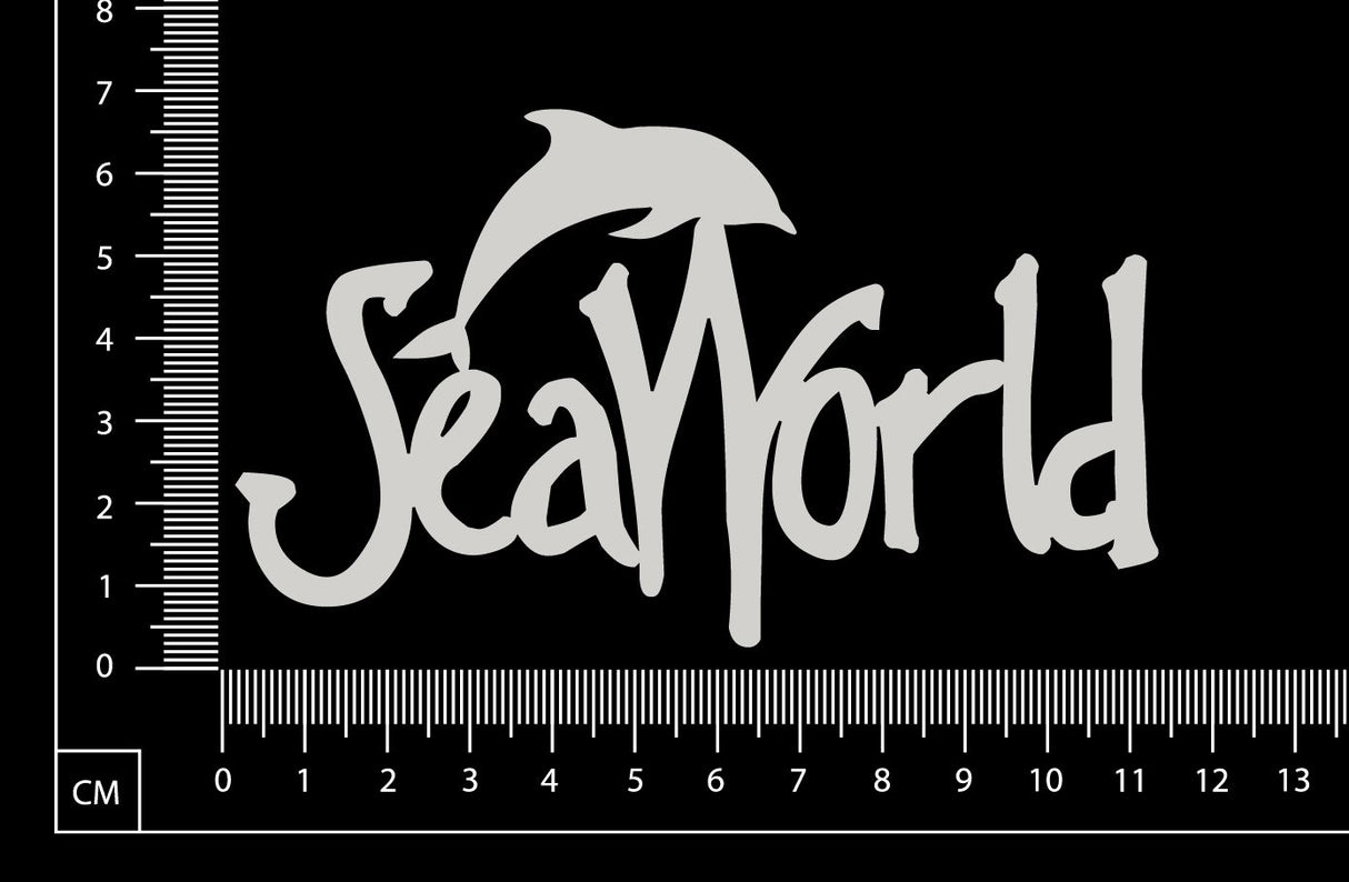 SeaWorld - White Chipboard