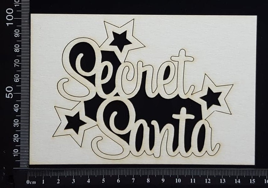 Secret Santa - White Chipboard