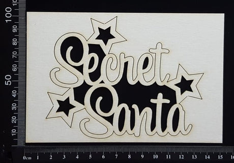 Secret Santa - White Chipboard