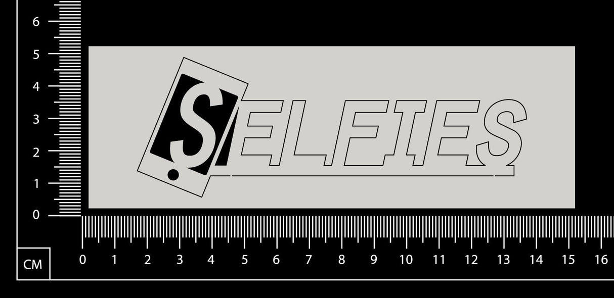 Selfies - White Chipboard