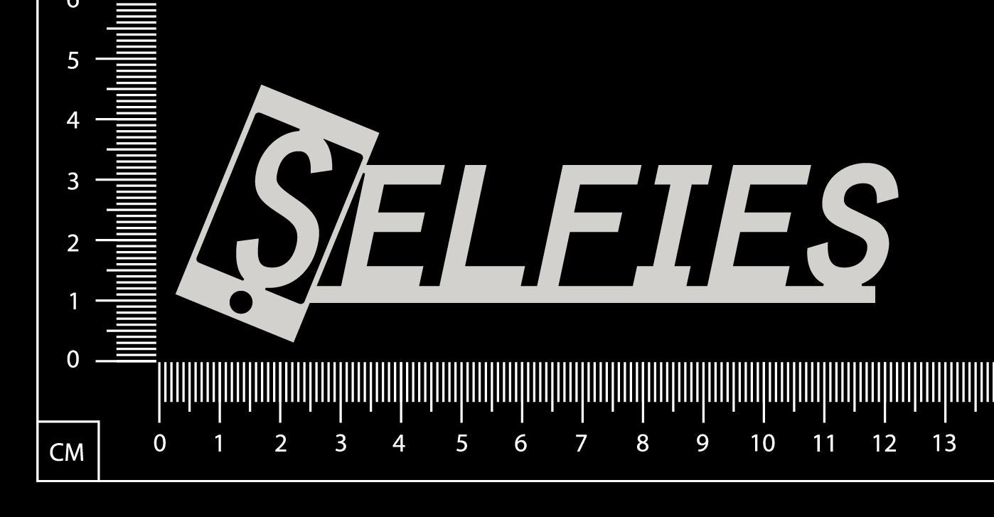 Selfies - White Chipboard