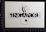 Singapore - A - White Chipboard