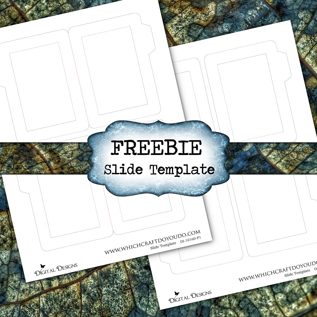 FREEBIE - Slide Template - DI-10160 - Digital Download