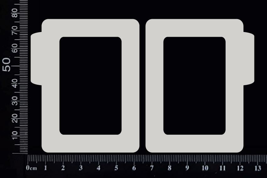 Slides - Set A - White Chipboard