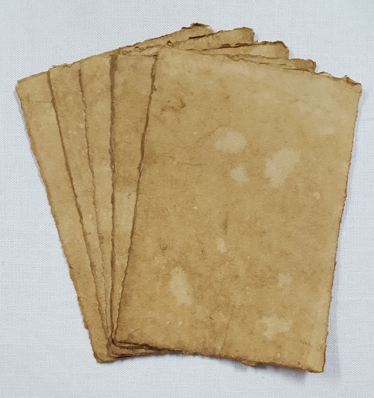 Handmade Deckled Edge Paper Pack - Set of 5 - 19cm x 27cm
