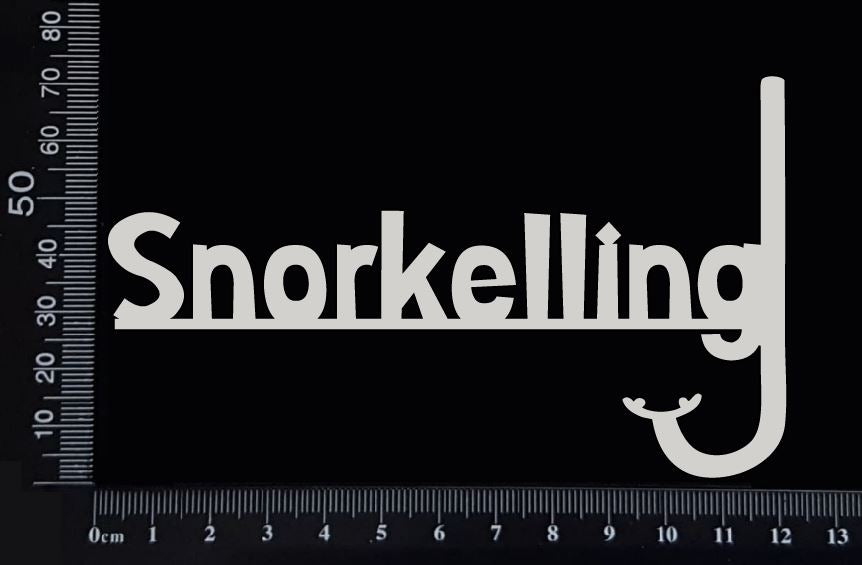 Snorkelling - A - White Chipboard