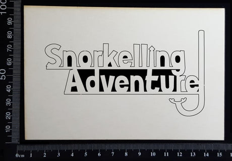 Snorkelling Adventure - White Chipboard