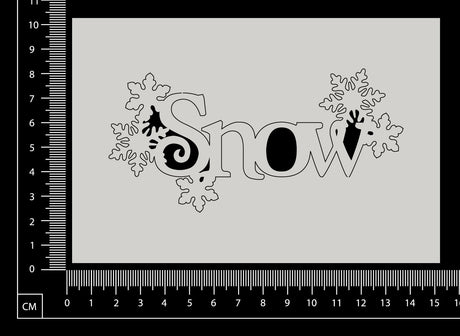 Snow - White Chipboard