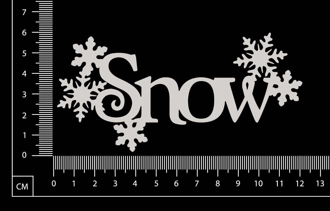 Snow - White Chipboard