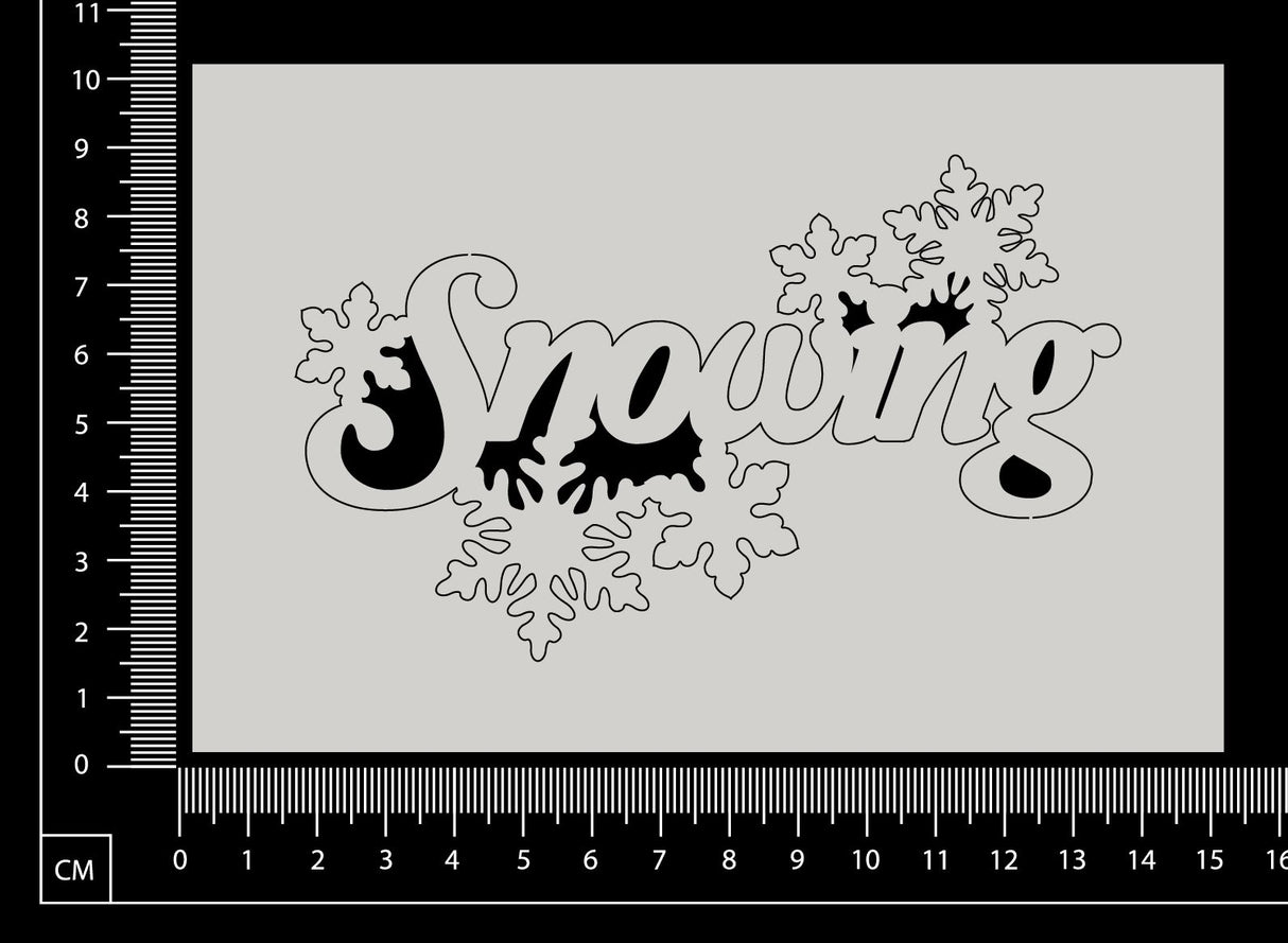 Snowing - White Chipboard