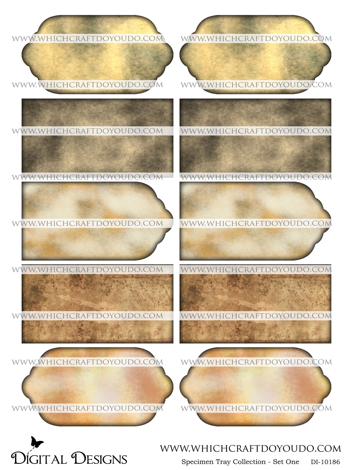 Specimen Tray Collection - Set One - DI-10186 - Digital Download