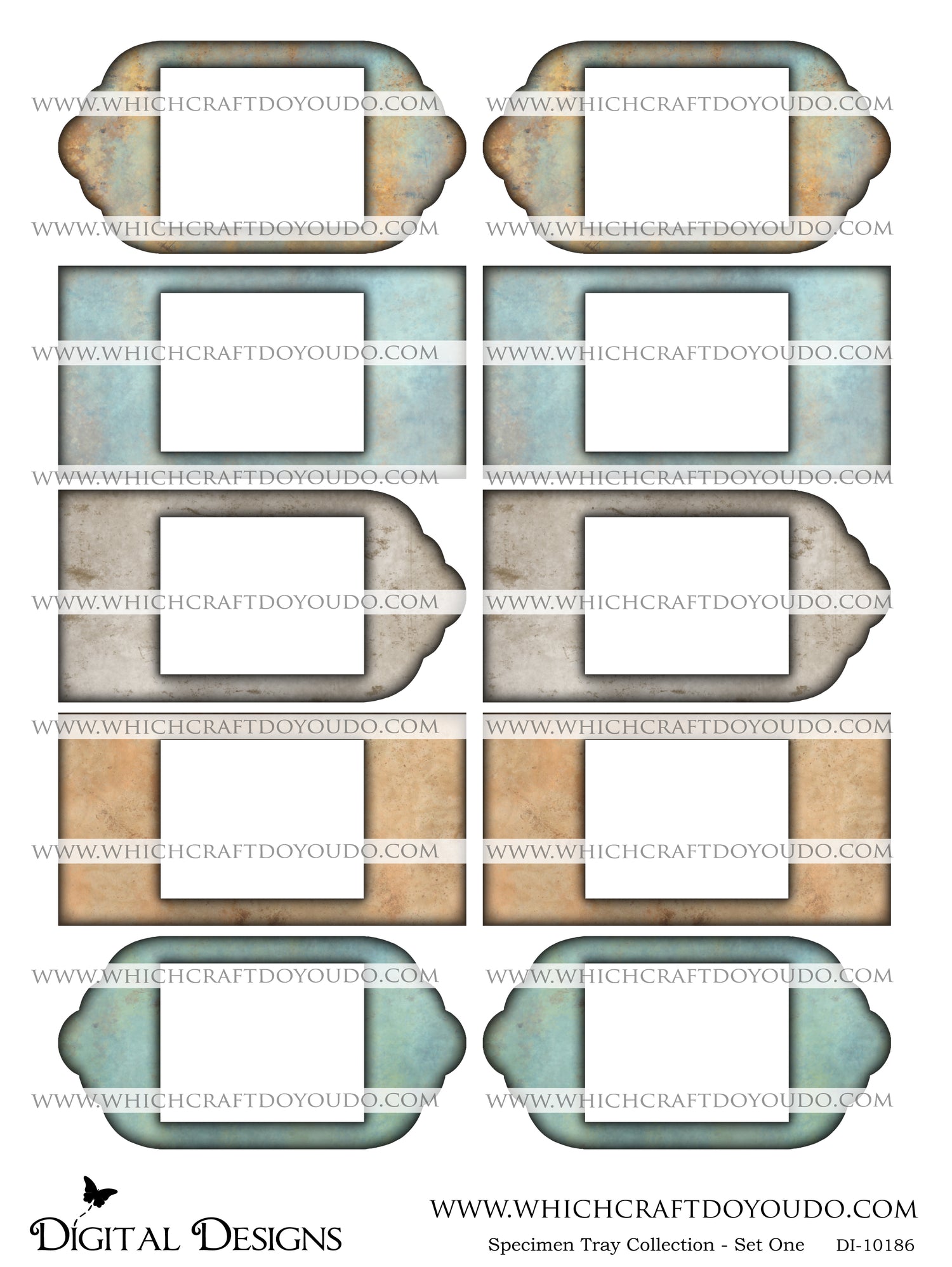 Specimen Tray Collection - Set One - DI-10186 - Digital Download