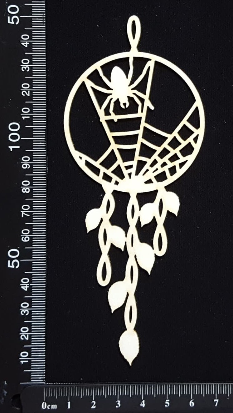 Dreamcatcher - Spider and Web - White Chipboard