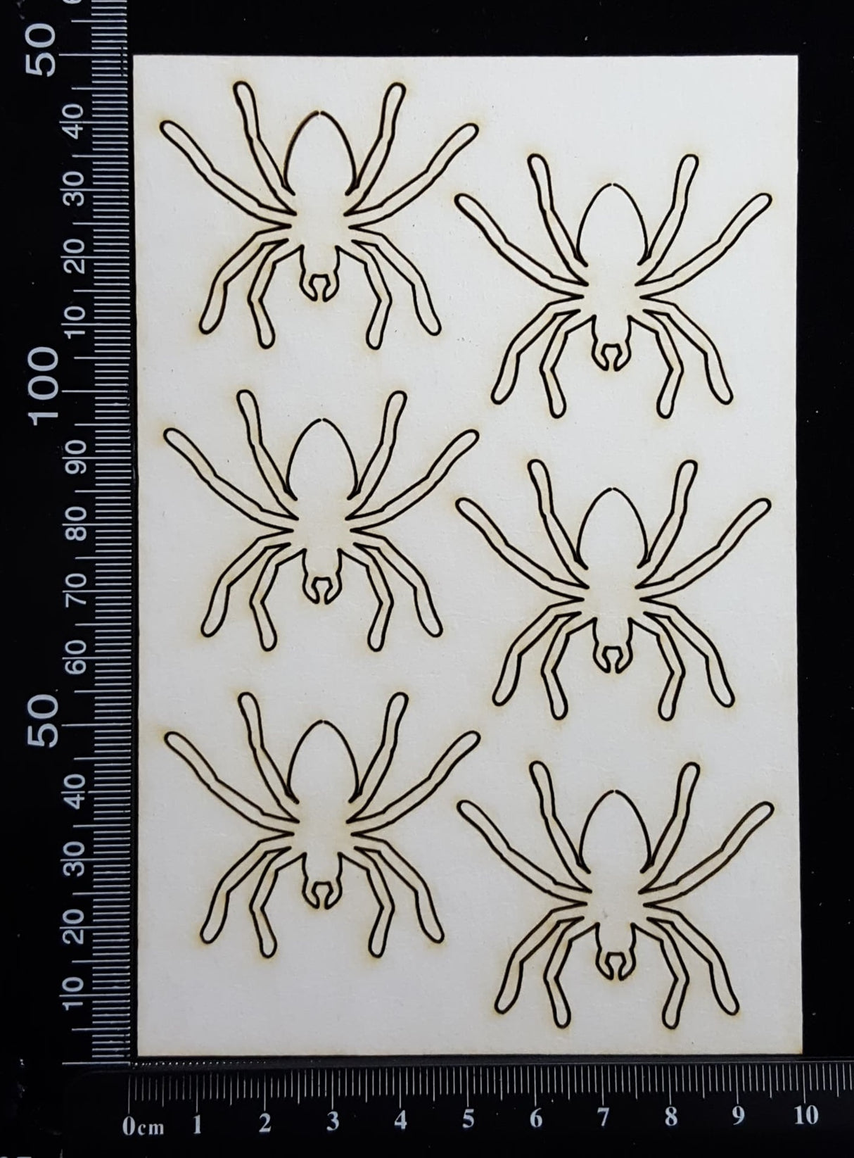Spiders Set - A - White Chipboard