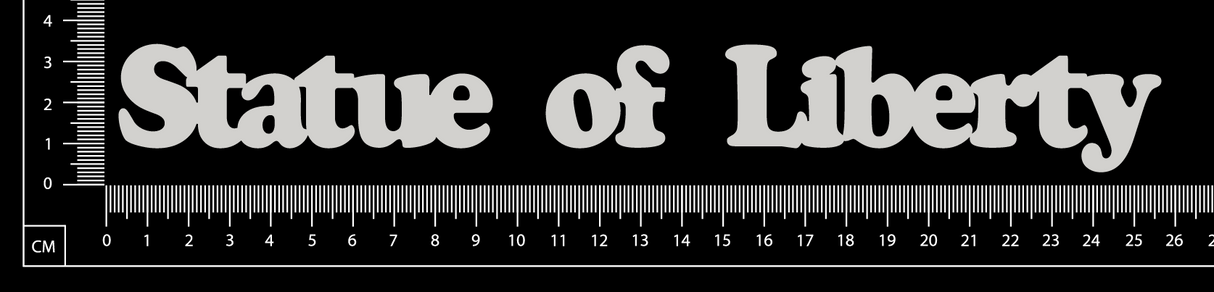 Statue of Liberty - White Chipboard