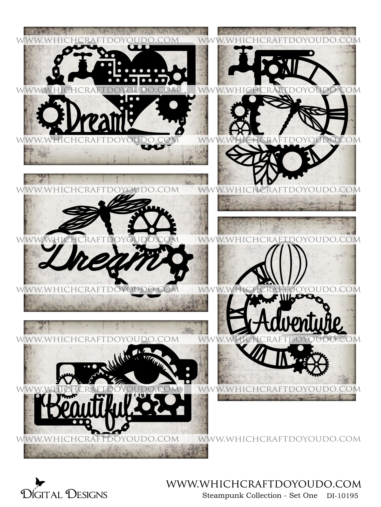 Steampunk Collection - Set One - DI-10195 - Digital Download