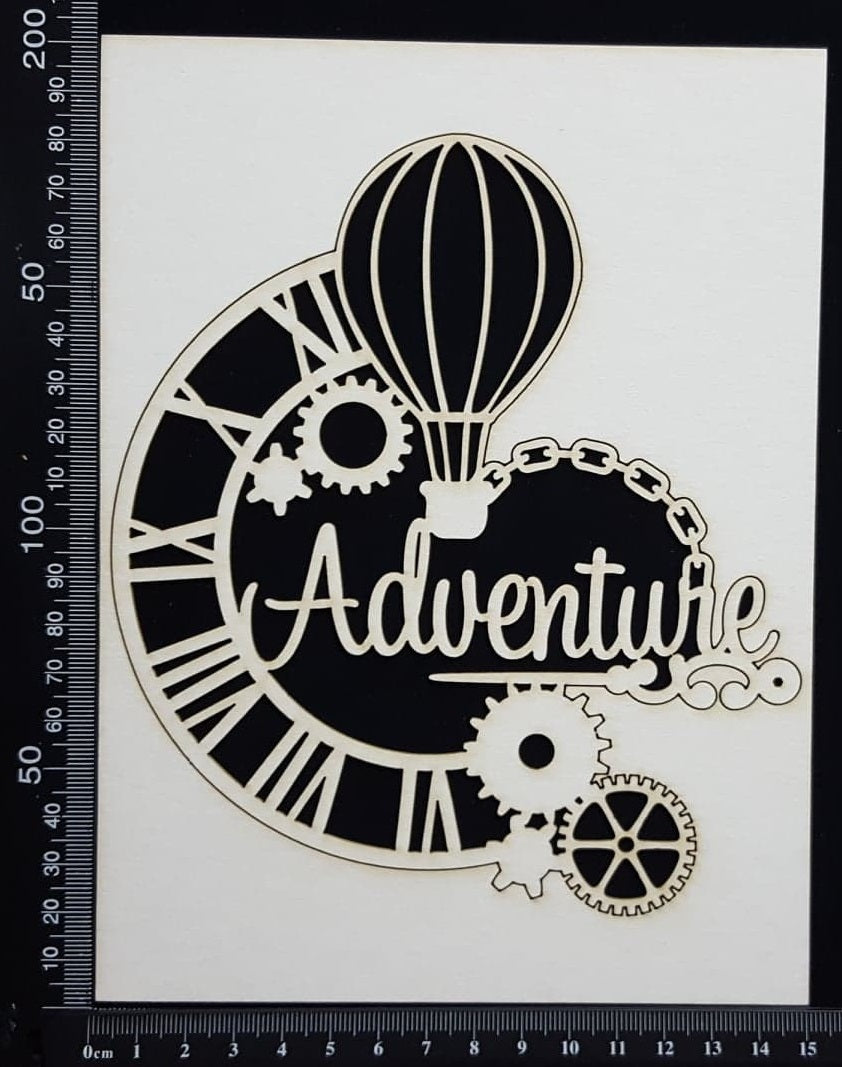 Steampunk Adventure - White Chipboard
