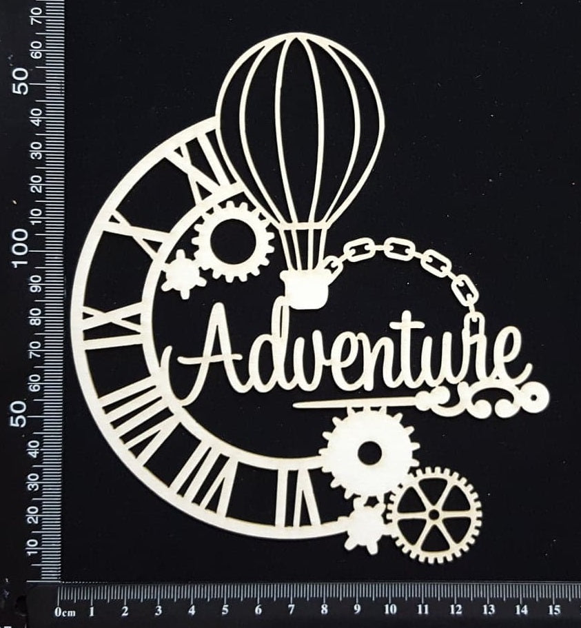 Steampunk Adventure - White Chipboard