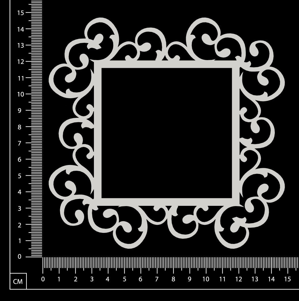Stephanie Frame - Square - Large - White Chipboard