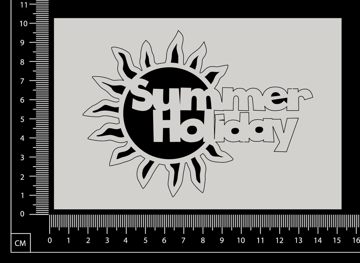 Summer Holiday - White Chipboard