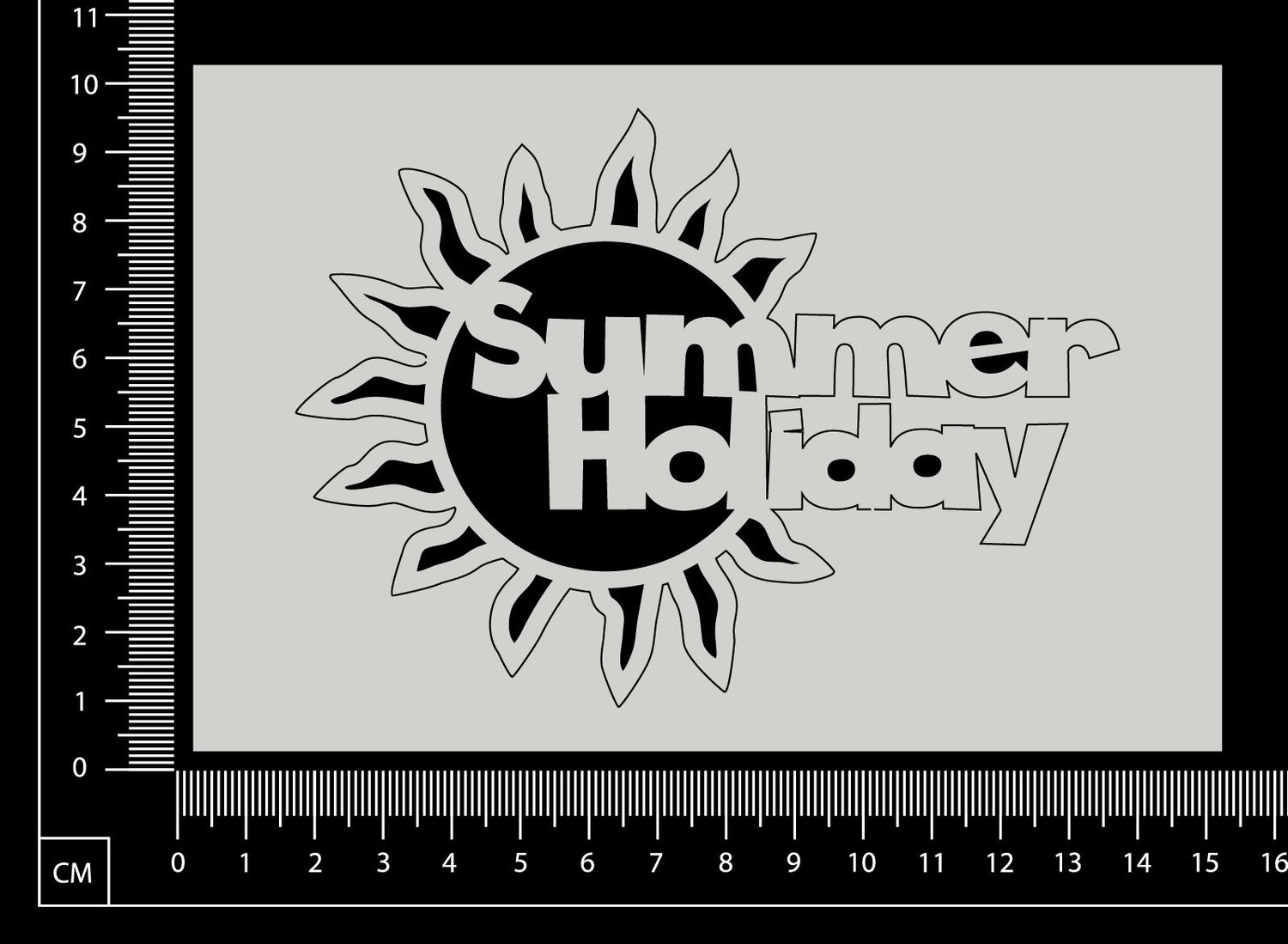 Summer Holiday - White Chipboard