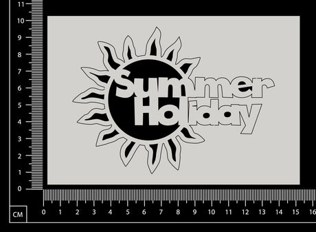 Summer Holiday - White Chipboard