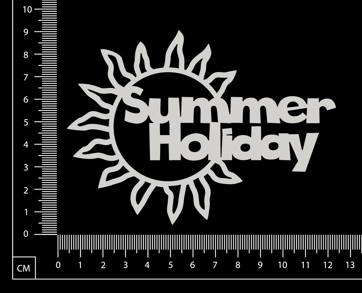 Summer Holiday - White Chipboard