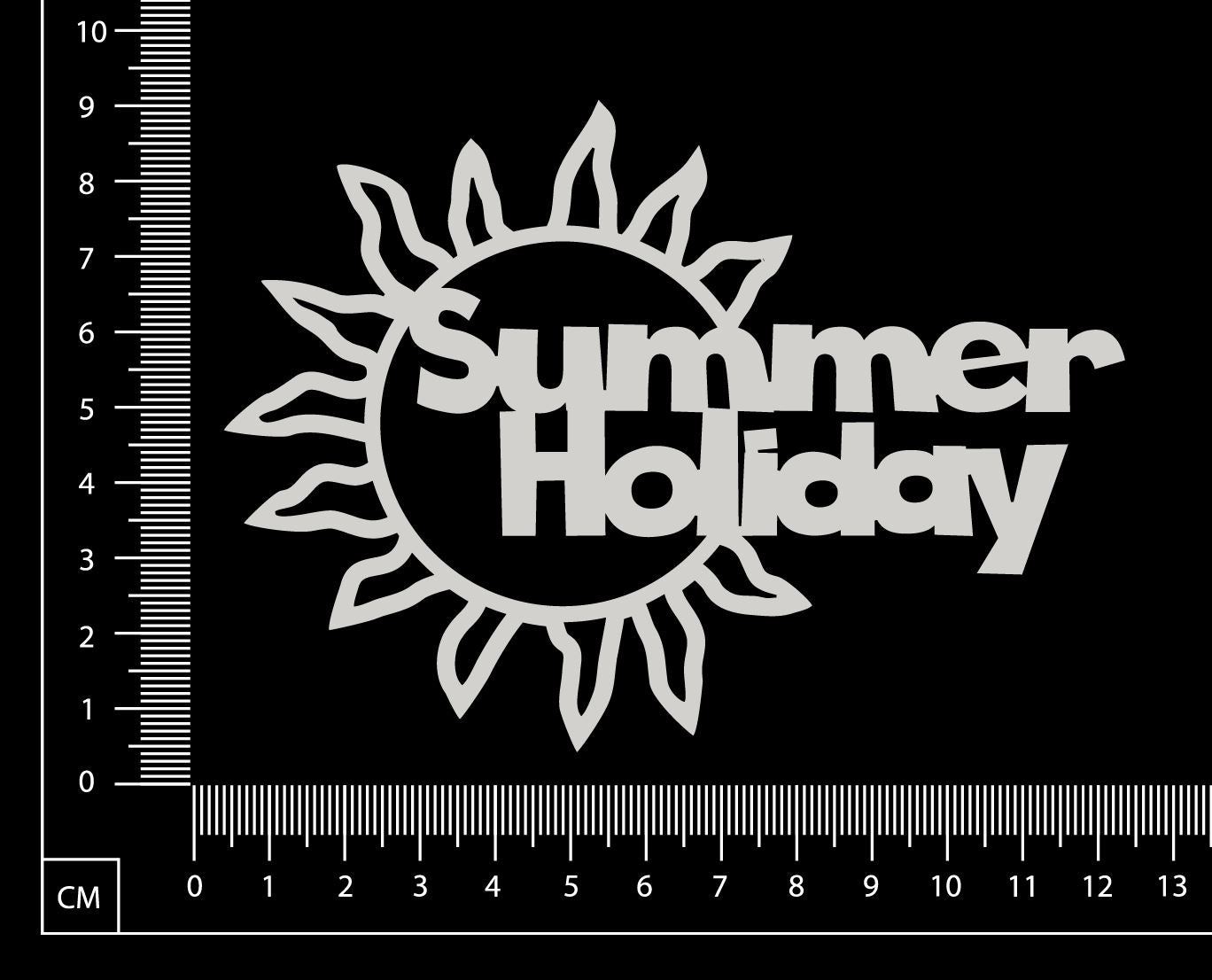 Summer Holiday - White Chipboard