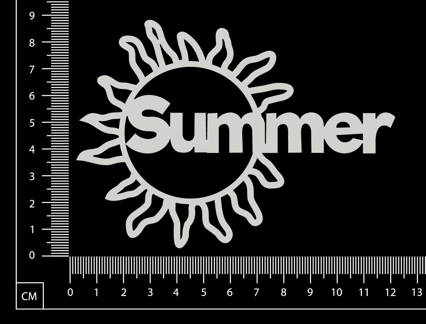 Summer - White Chipboard