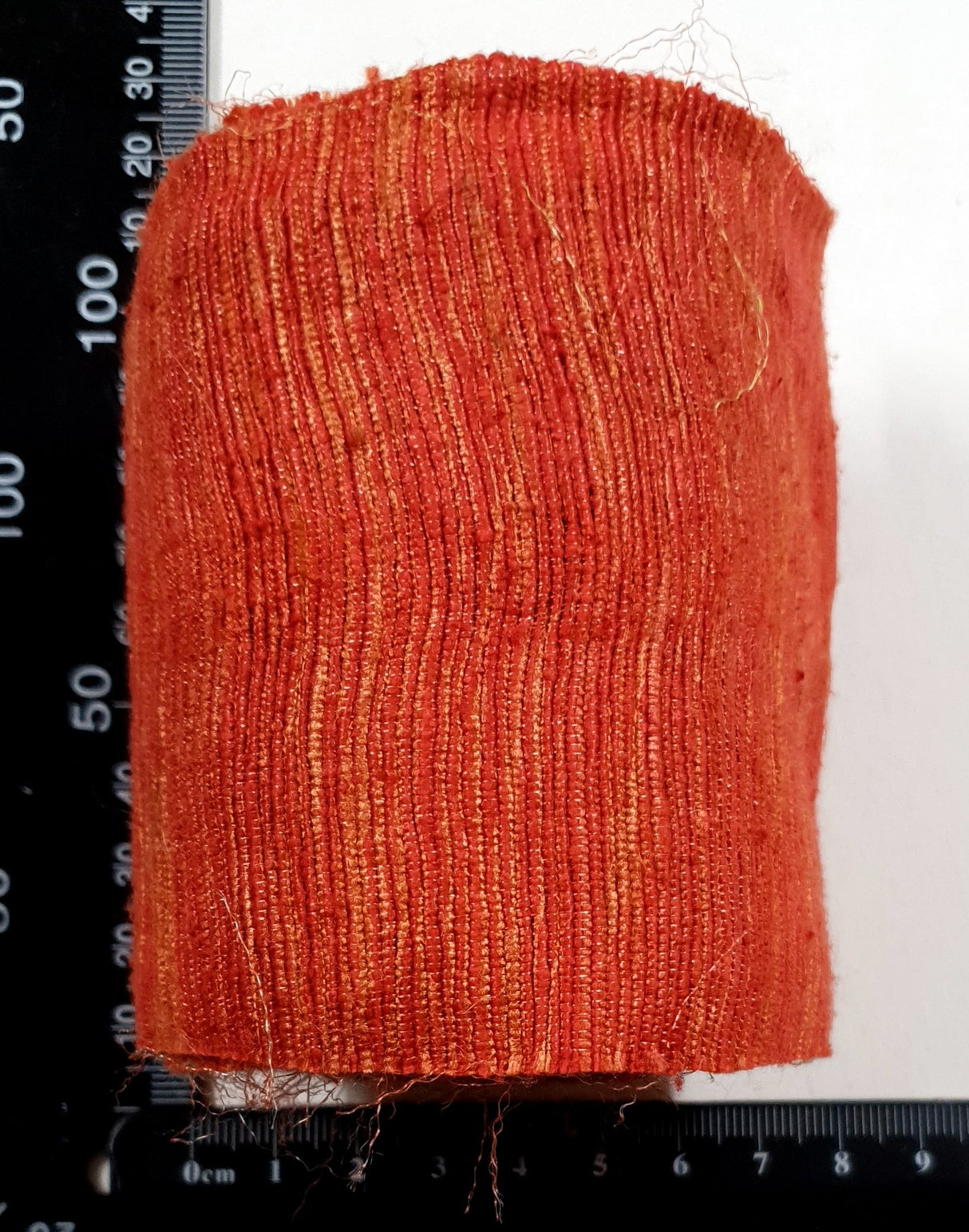 Silk Noil Fabric Roll - Sunset