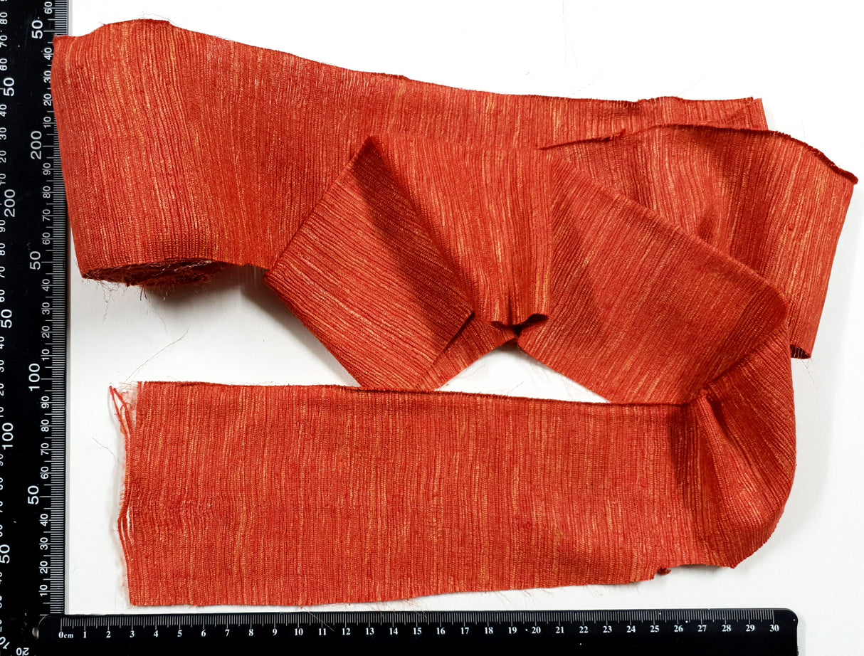 Silk Noil Fabric Roll - Sunset