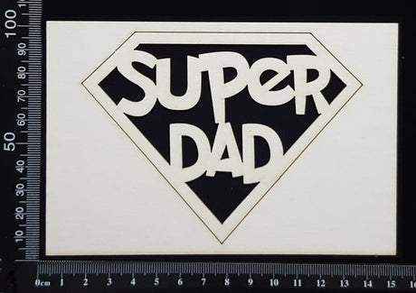 Super Dad - White Chipboard