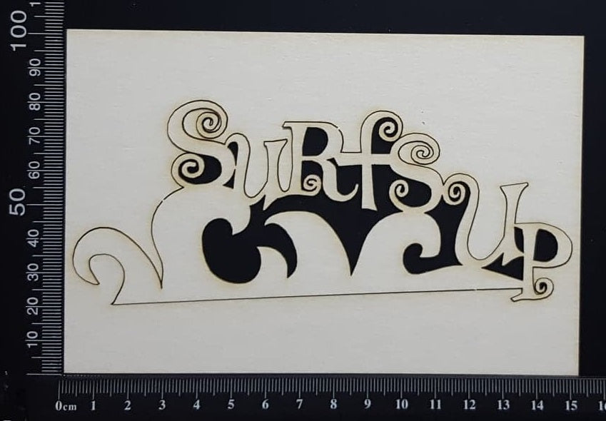 Surfs Up - White Chipboard