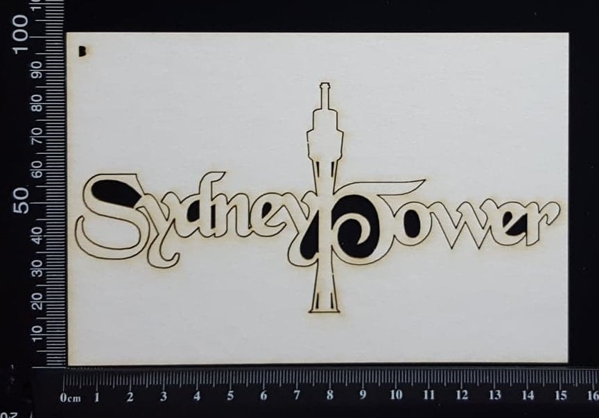 Sydney Tower - B - White Chipboard