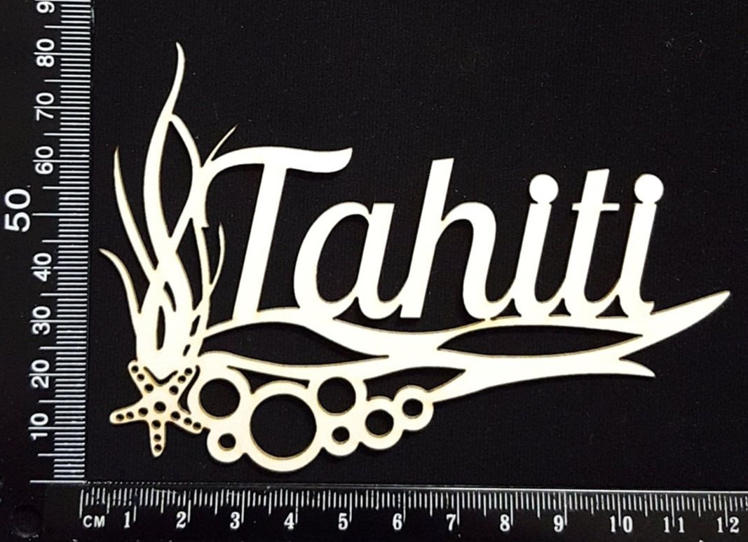 Tahiti - B - White Chipboard