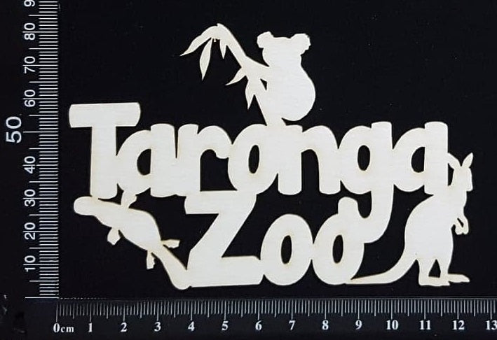 Taronga Zoo - White Chipboard