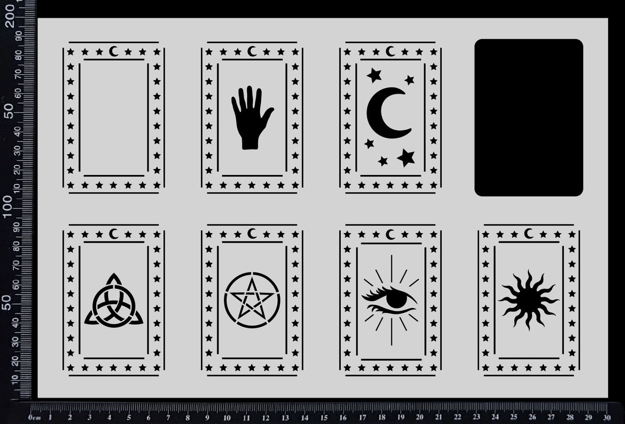 Tarot Card Set - Stencil - 200mm x 300mm