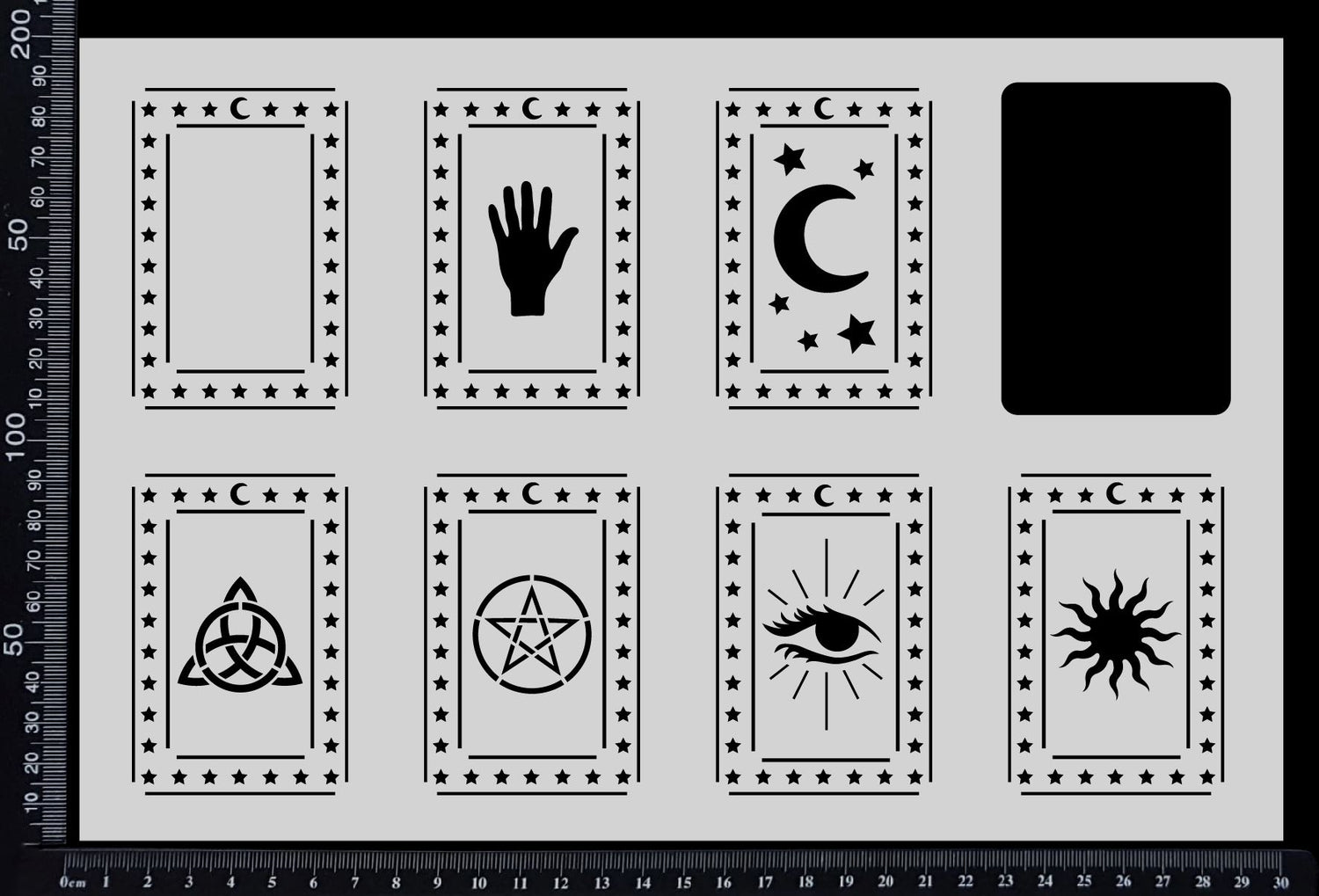 Tarot Card Set - Stencil - 200mm x 300mm