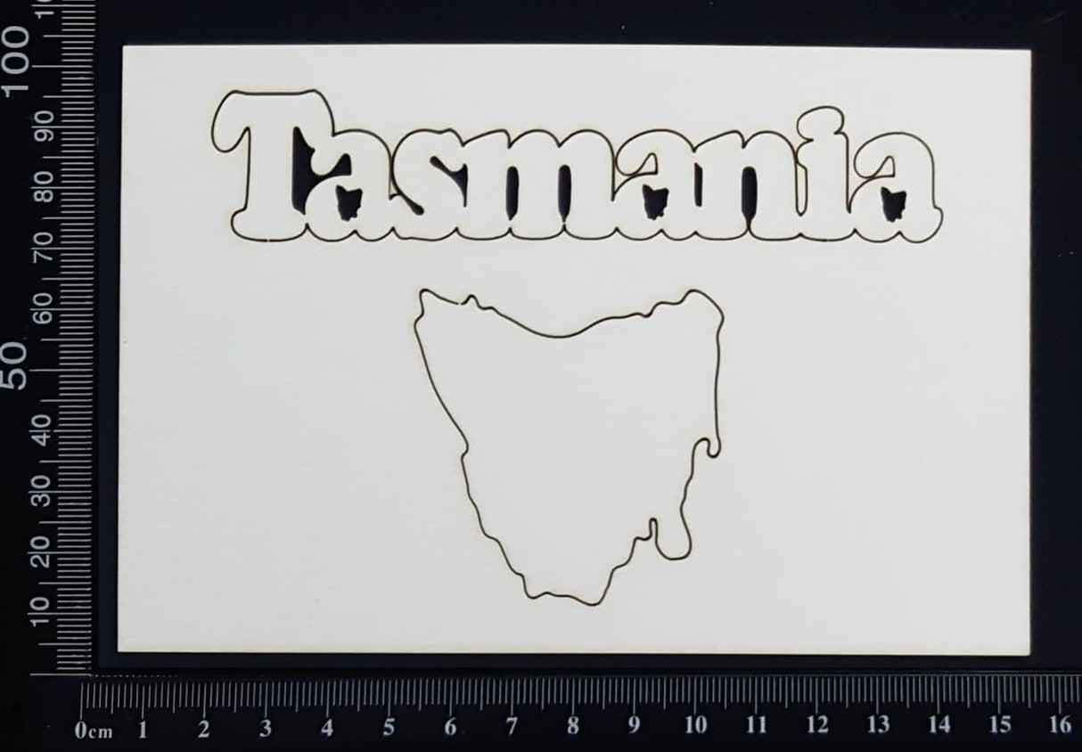 Tasmania - A - White Chipboard